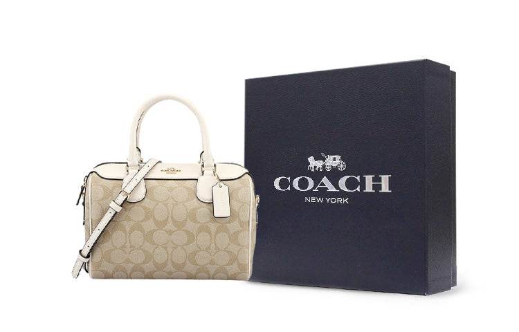 Сумка женская Coach Bennett 23 Zip Coated Canvas Spliced - Boxette Shop